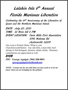 Jacksonville, Florida Marianas Liberation