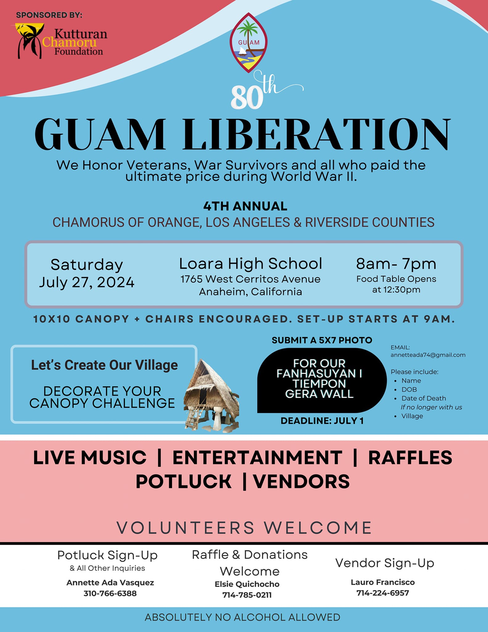 Los Angeles, California Guam Liberation